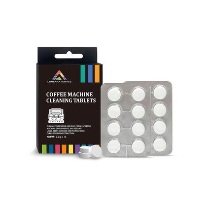 Fonction jetable Excellente Tablettes de nettoyage pour machine à café 2,0 g * 16 comprimés