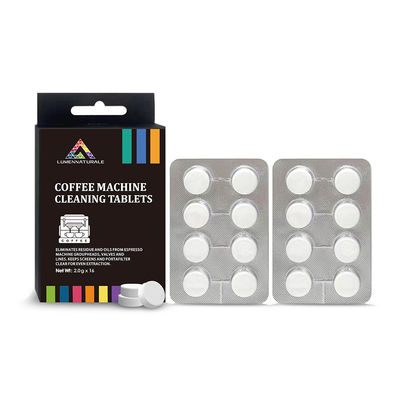 Nettoyage et protection des comprimés de la machine à café solide 2,0 g * 16 comprimés Solution de nettoyage