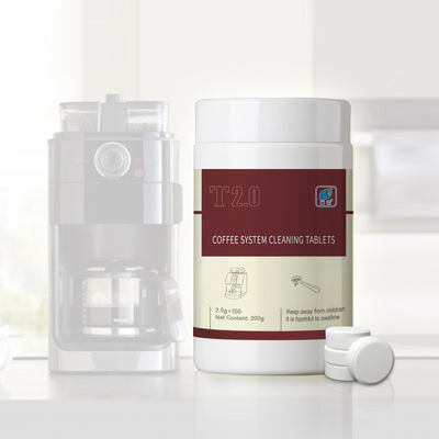 100pcs 2g nettoyant de machine à café déscalant comprimé pour l' entretien de la machine à espresso