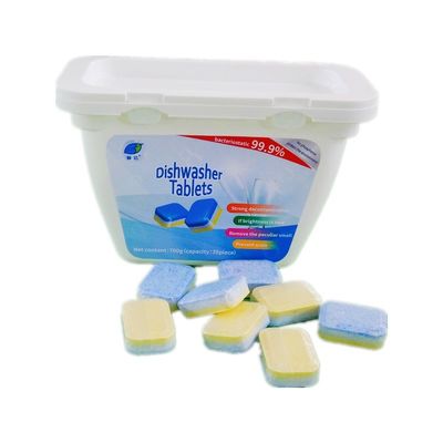LOGO/OEM/ODM D Pods Détergent solide lave-vaisselle nettoyant comprimés pour le nettoyage concentré